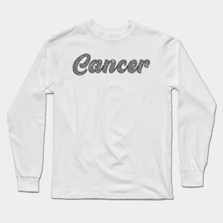 Cancer Glitter Long Sleeve T-Shirt